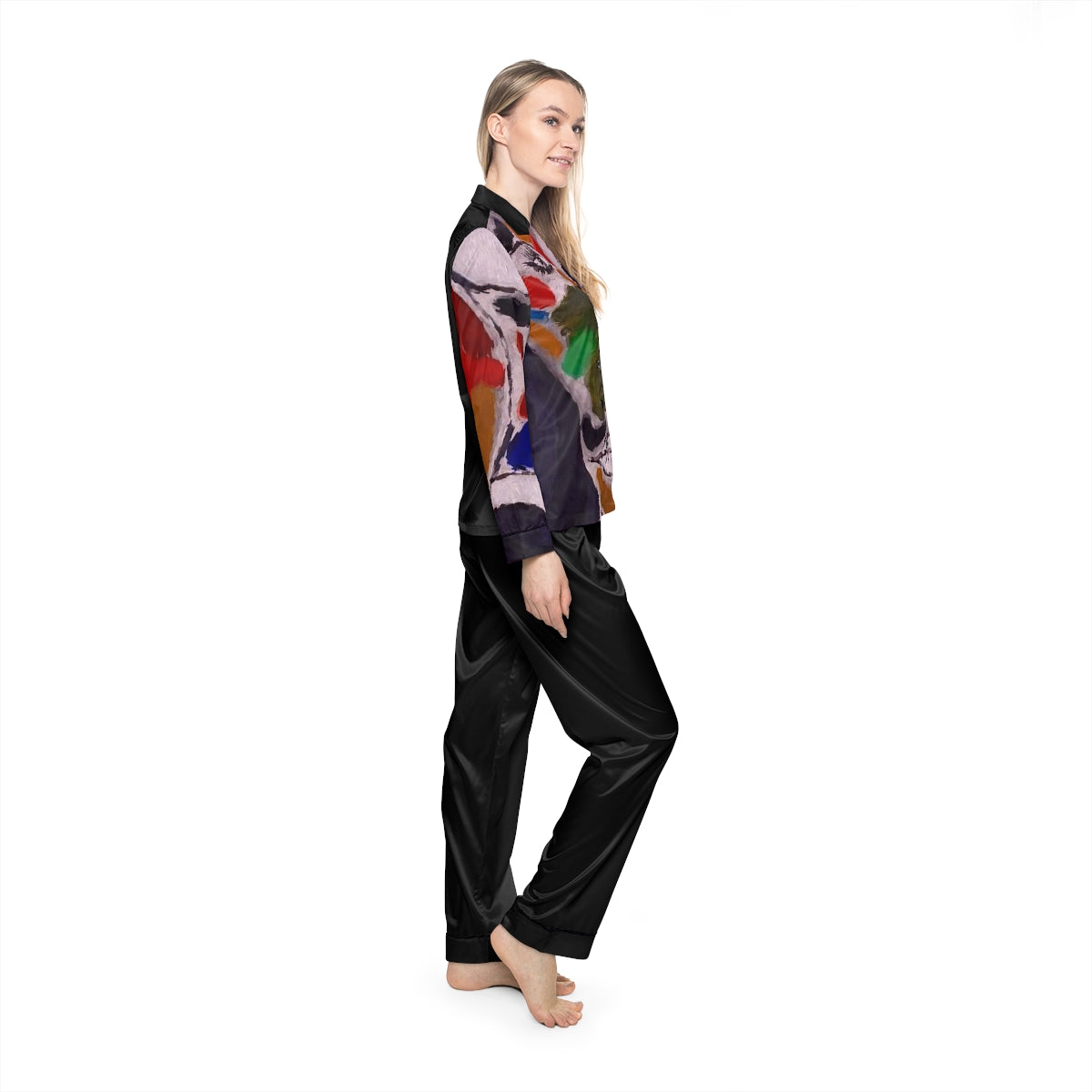 Women's Satin Pajamas (AOP) - Premium All Over Prints from Printify - Just $89.55! Shop now at Concordia Style Boutique