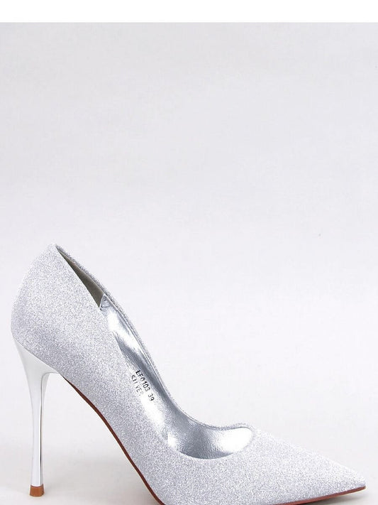 Women's glitter pumps DIAMOI SILVER - Inello - Premium Women's glitter pumps from Inello - Just $54.75! Shop now at Concordia Style Boutique