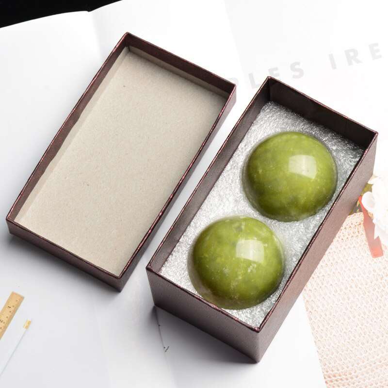 Natural Jade Stone Massage Balls (2 Pieces) - Premium Natural Jade Stone Massage Ball from Concordia Style Boutique - Just $35! Shop now at Concordia Style Boutique