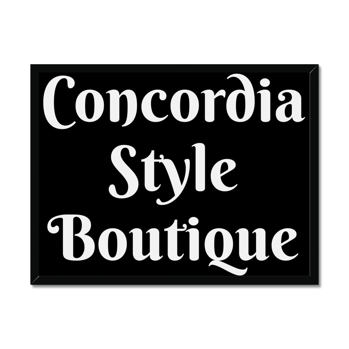 Concordia Style Boutique Framed Print