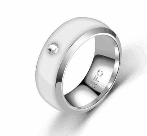 1PC New Fashion Multifunctional NFC Finger Ring Waterproof Wearable Connect Smart Ring Intelligent Technology Phone Equipment