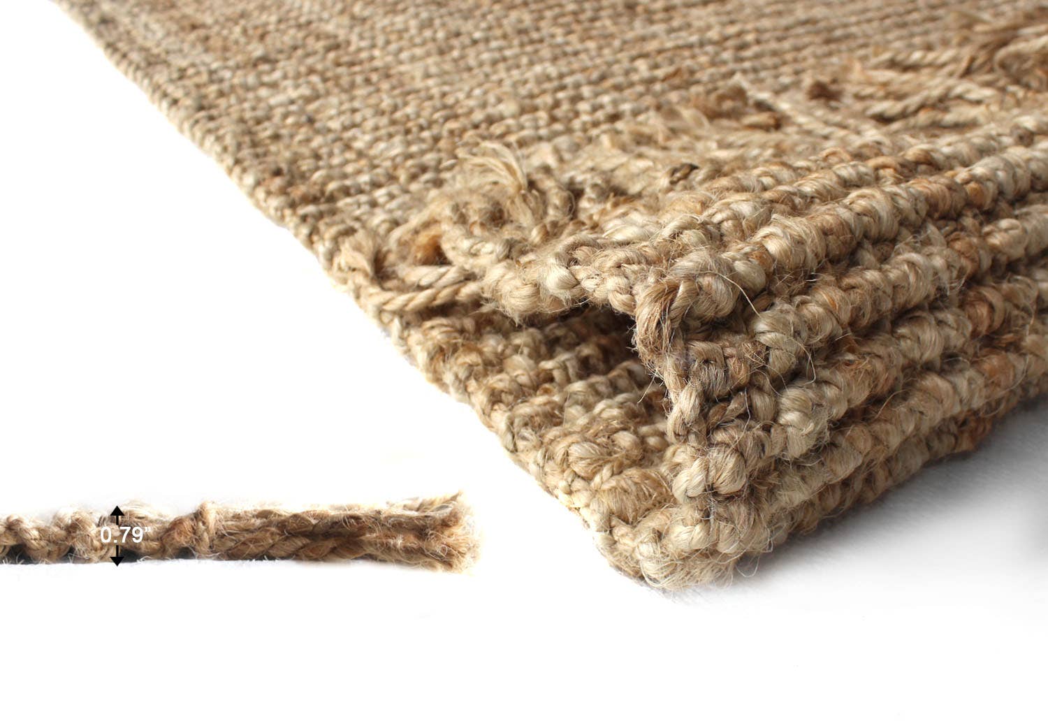 RugSmith Natural Woven Urban Fringed Doormat, 7'6" x 9'6"Heart - Premium Home Living & Improvement from RugSmith - Just $278.10! Shop now at Concordia Style Boutique