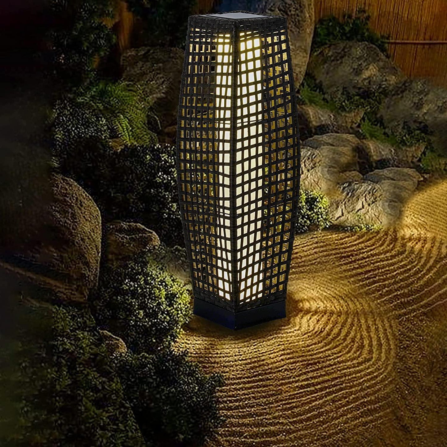 Outdoor Solar-Powered Floor Lamp - Premium Outdoor Solar-Powered Floor Lamp from MyDepot - Just $83.80! Shop now at Concordia Style Boutique