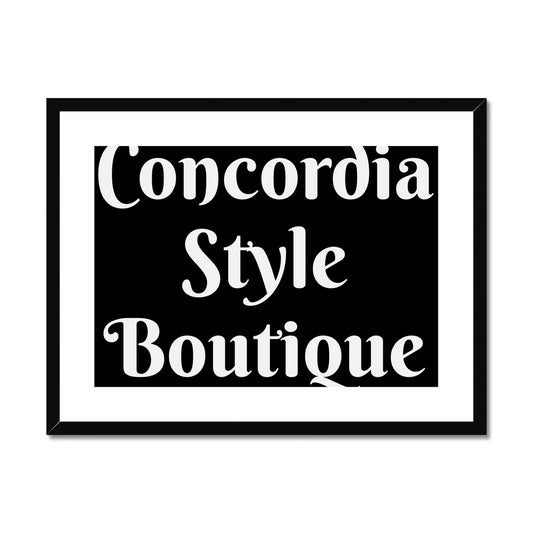 Concordia Style Boutique Framed & Mounted Print