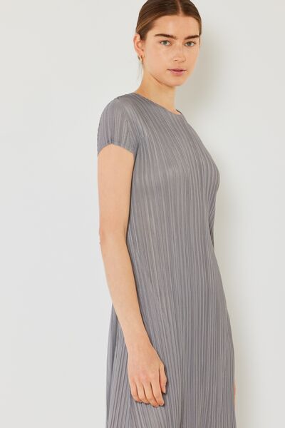 Marina West Swim Pleated Cap Sleeve A-Line Dress - Premium Pleated Cap Sleeve A-Line Dress from Concordia Style Boutique - Just $62.66! Shop now at Concordia Style Boutique