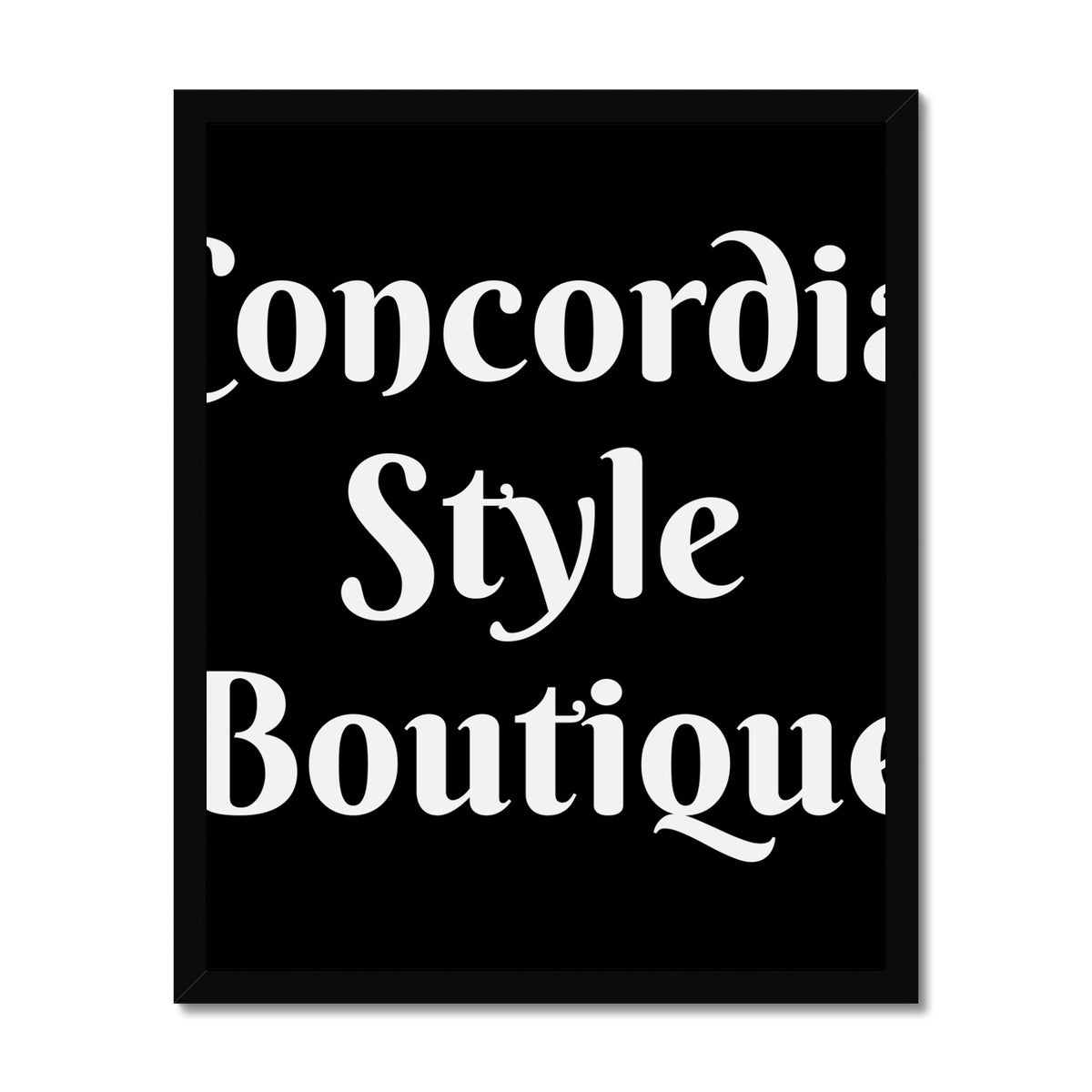 Concordia Style Boutique Budget Framed Poster