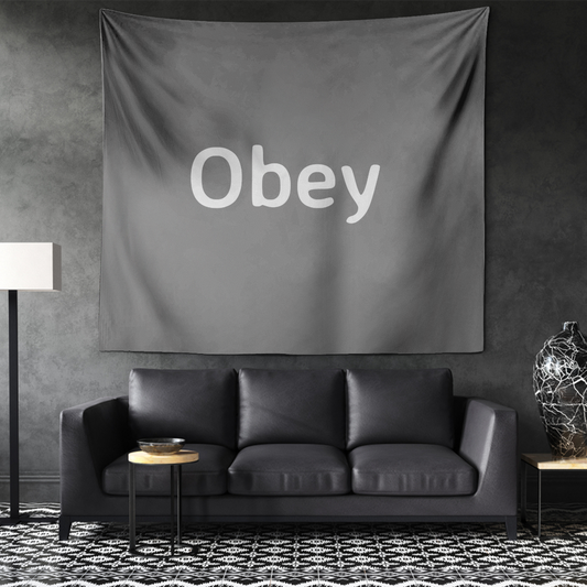 Tapestry - Obey - Premium Tapestry from Concordia Style Boutique - Just $27! Shop now at Concordia Style Boutique