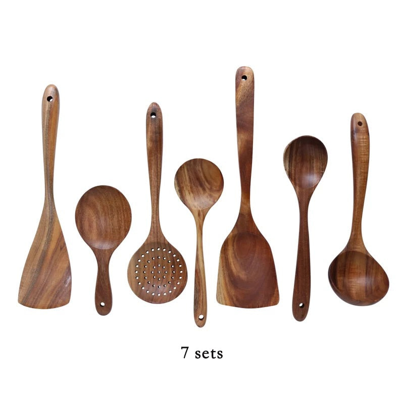 Natural Wood Tableware - Premium  from Consonance Store - Just $7.85! Shop now at Concordia Style Boutique