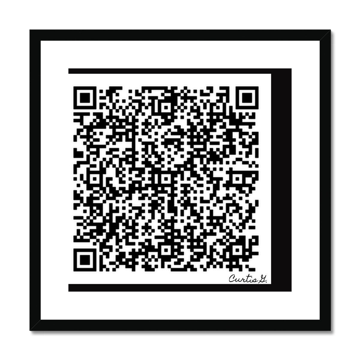 Scan Me Framed & Mounted Print