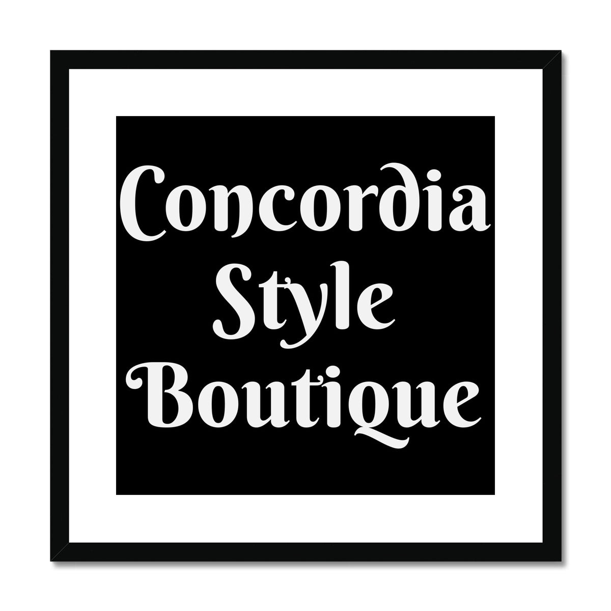 Concordia Style Boutique Framed & Mounted Print