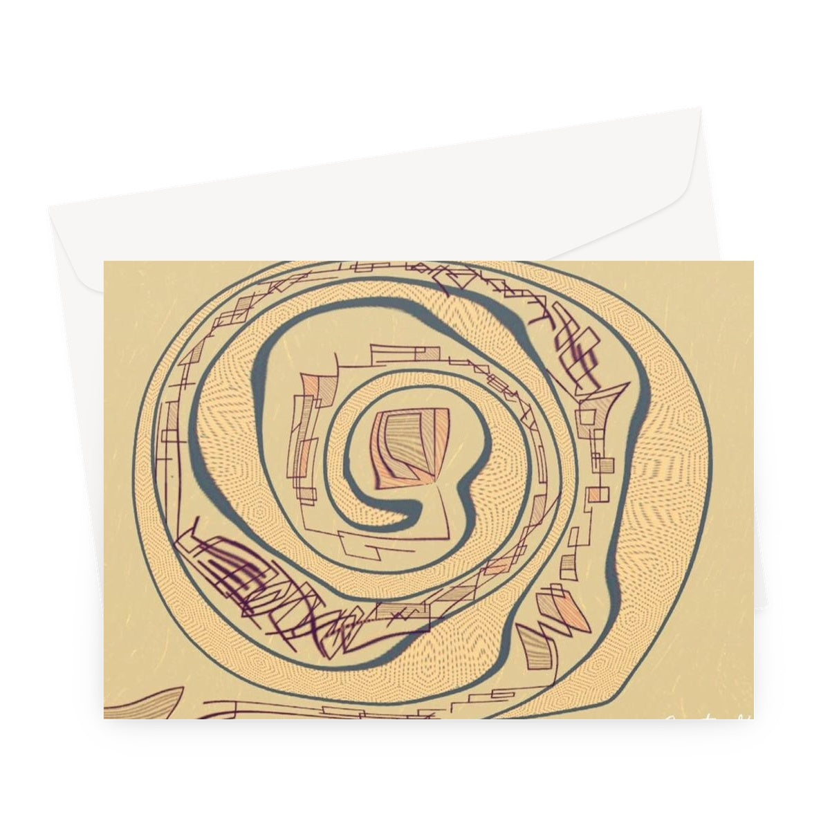 Swirl Greeting Card