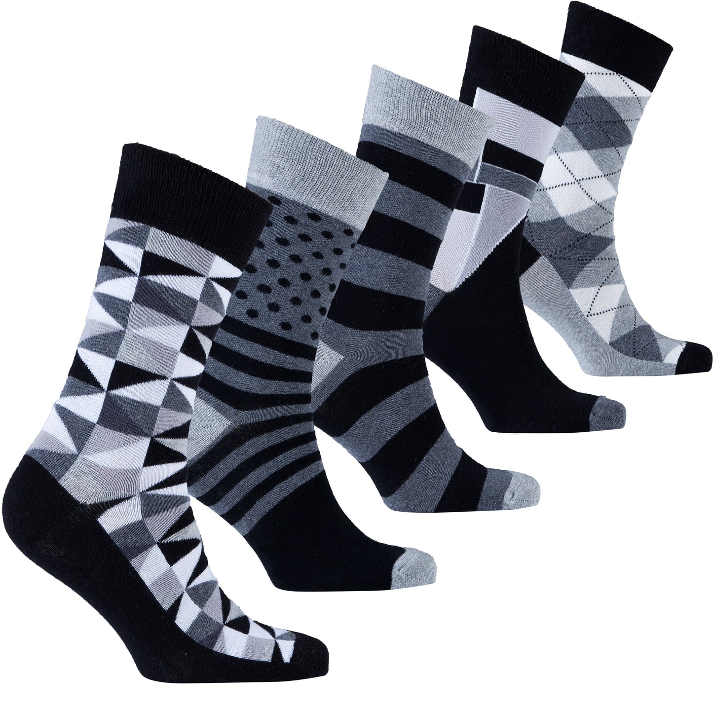 Men's Popular Mix Set Socks - Premium socks from Socks n Socks - Just $35! Shop now at Concordia Style Boutique