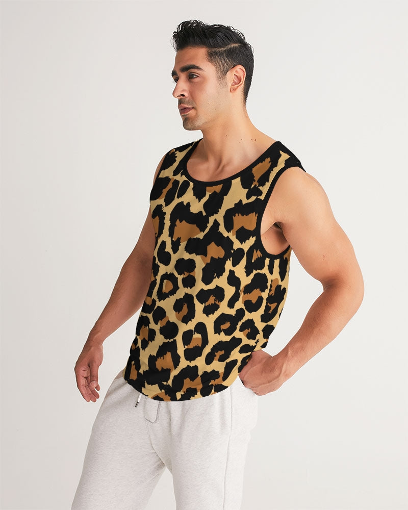 Animal Print Men's Tank Top - Premium Tank Top from Chaluisant - Just $40! Shop now at Concordia Style Boutique