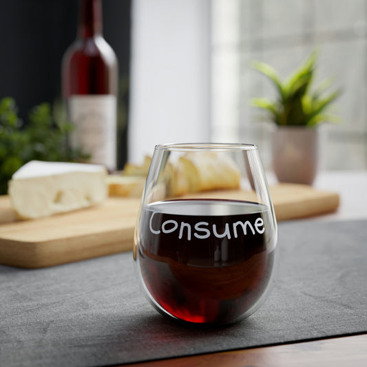 Consume - Stemless Wine Glass, 11.75oz - Premium Wine Glass from Concordia Style Boutique - Just $23.65! Shop now at Concordia Style Boutique