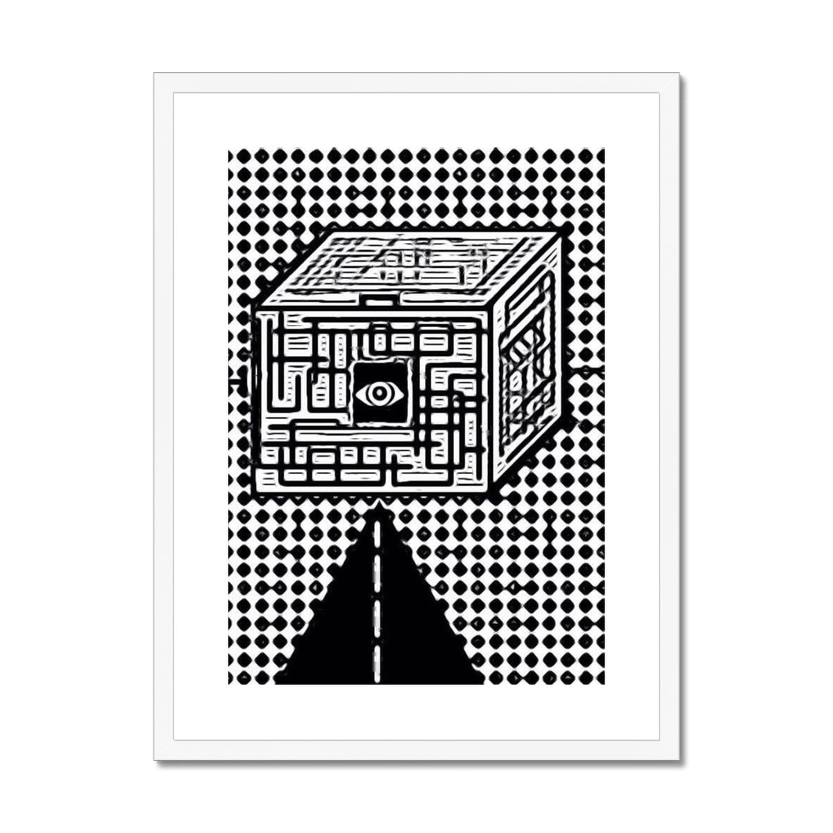 The Cube Framed & Mounted Print