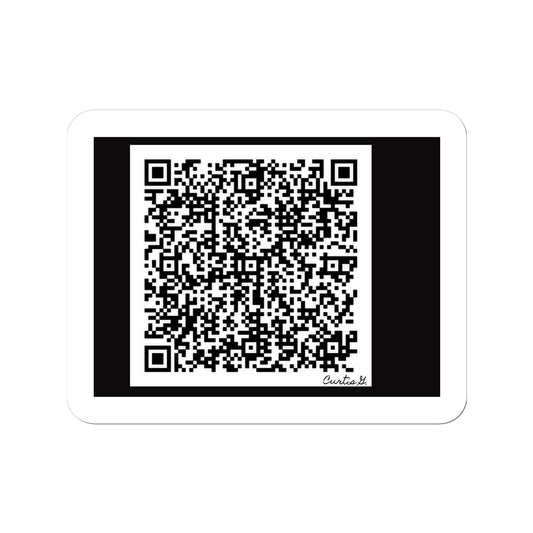 Scan Me Sticker - Premium Stickers from Prodigi - Just $1.33! Shop now at Concordia Style Boutique