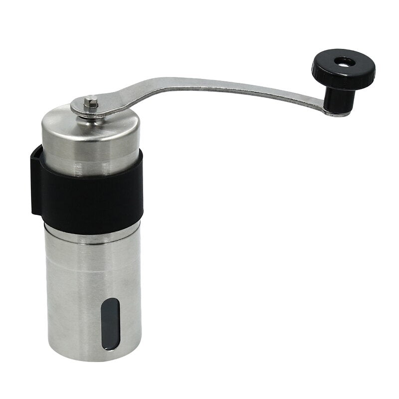 Manual Silver Coffee Grinder Mini Stainless Steel - Premium  from Consonance Store - Just $17.27! Shop now at Concordia Style Boutique