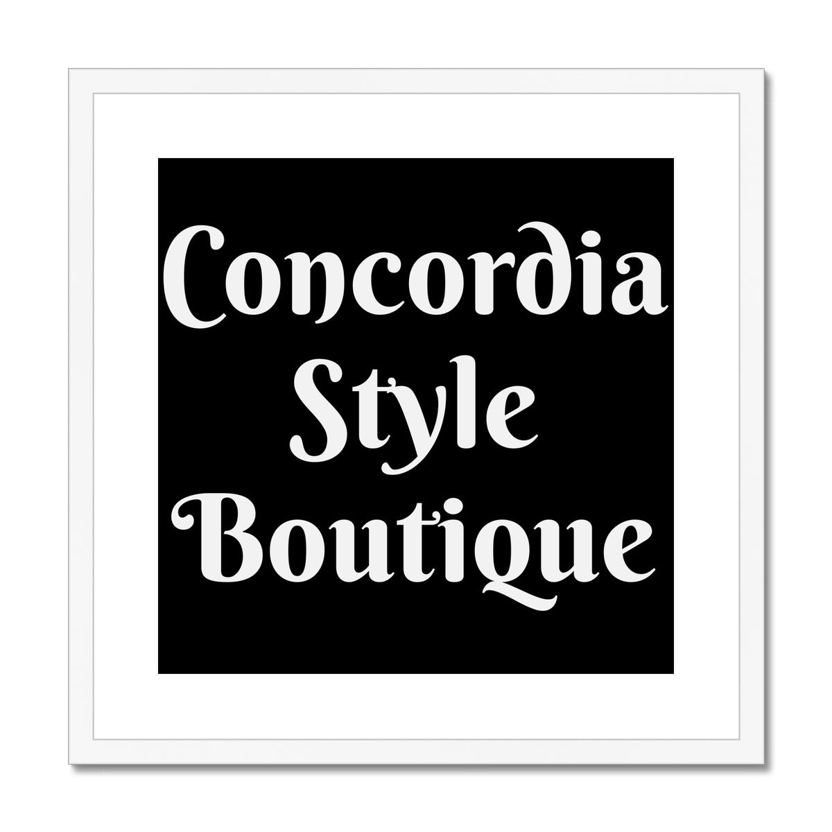 Concordia Style Boutique Framed & Mounted Print