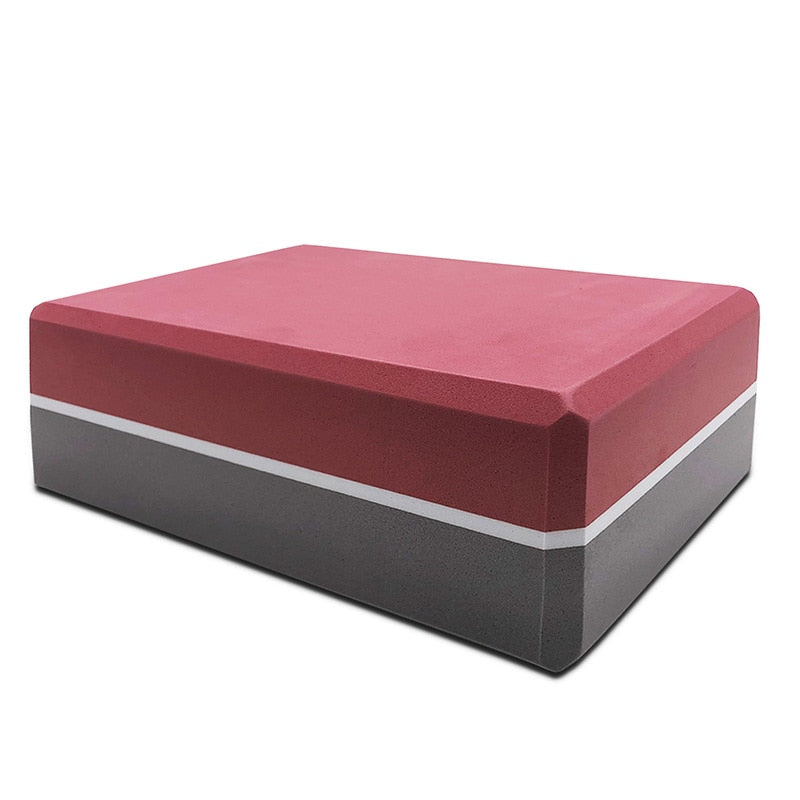 16 Colors Pilates EVA Yoga Block Brick Sports Exercise Gym Foam Workout Stretching Aid Body Shaping Health Training for women S