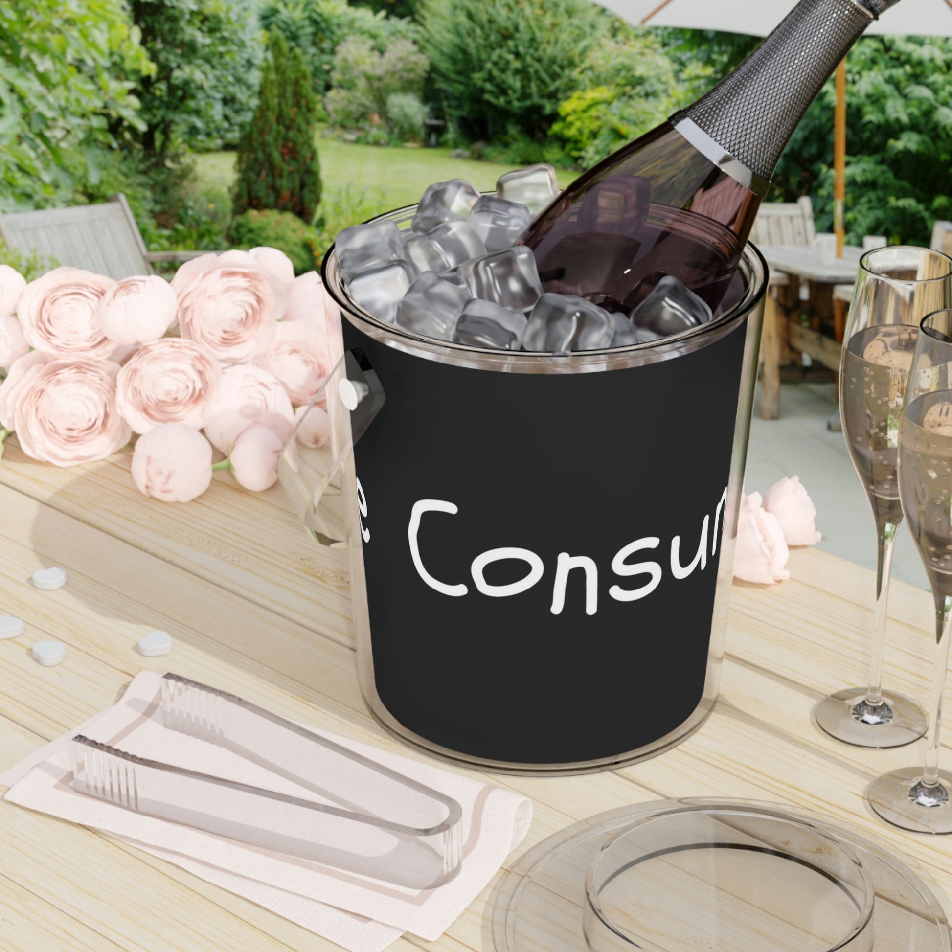 Consume - Ice Bucket with Tongs - Premium Ice Bucket with Tongs from Concordia Style Boutique - Just $74.50! Shop now at Concordia Style Boutique