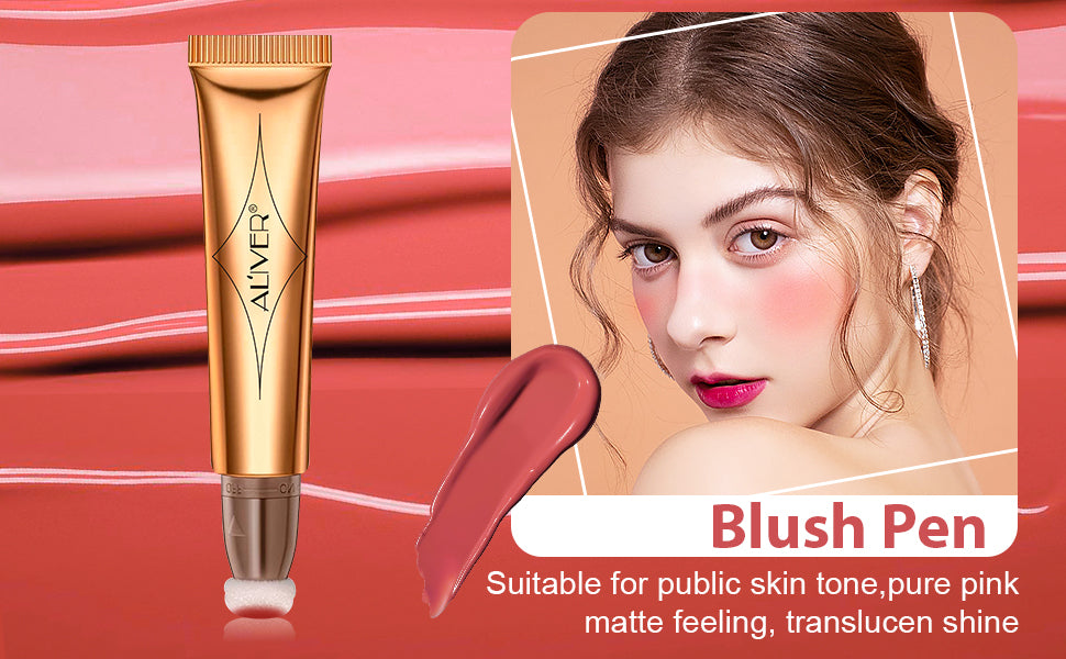 2 Pack Liquid Contour Beauty Wand, Liquid Face Concealer + Hydrating Liquid Blush Pen with Cushion Applicator Attached Easy to Blend, Long Lasting & Smooth Natural Matte Finish Makeup Pencil - Premium Blush from Concordia Style Boutique - Just $9.61! Shop now at Concordia Style Boutique