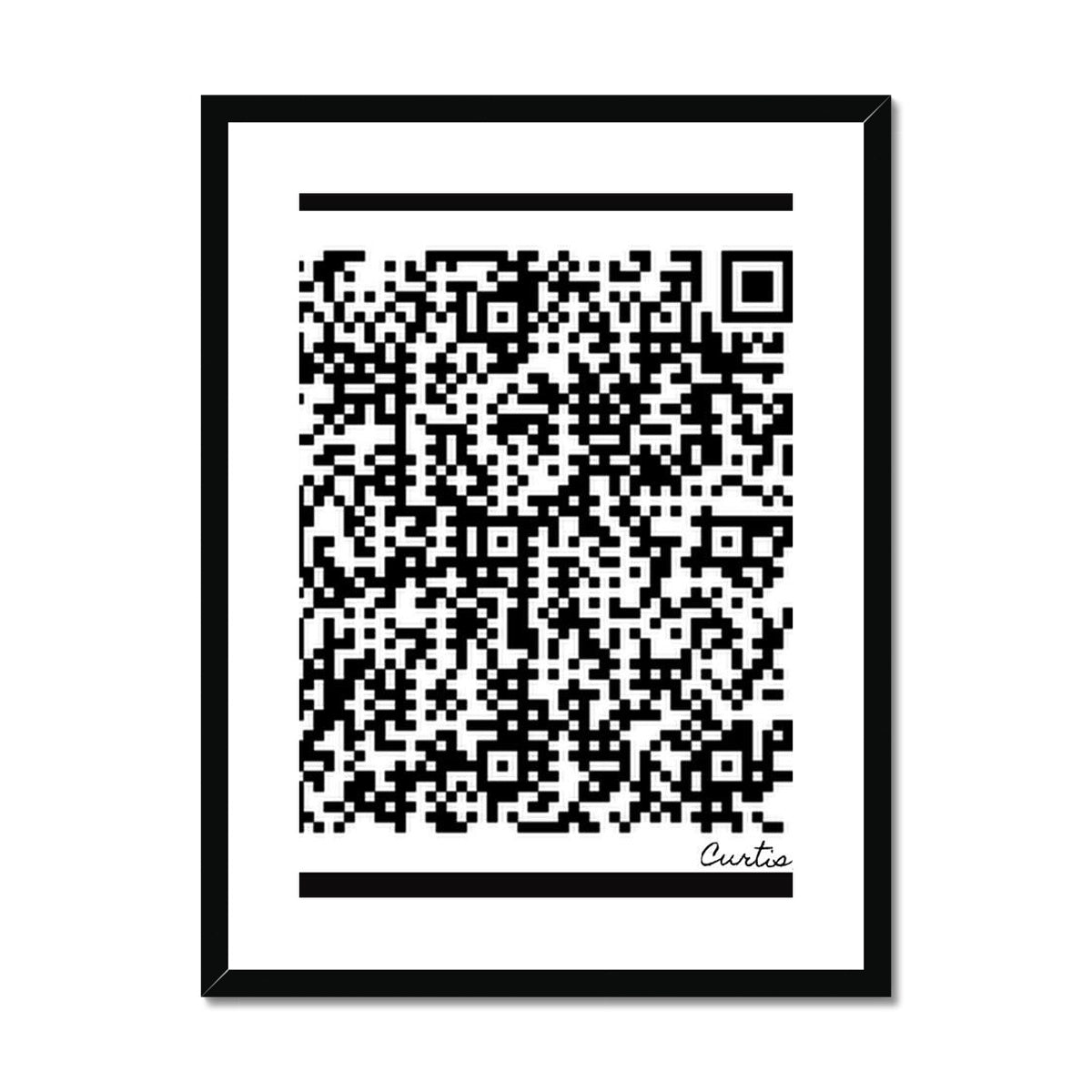 Scan Me Framed & Mounted Print