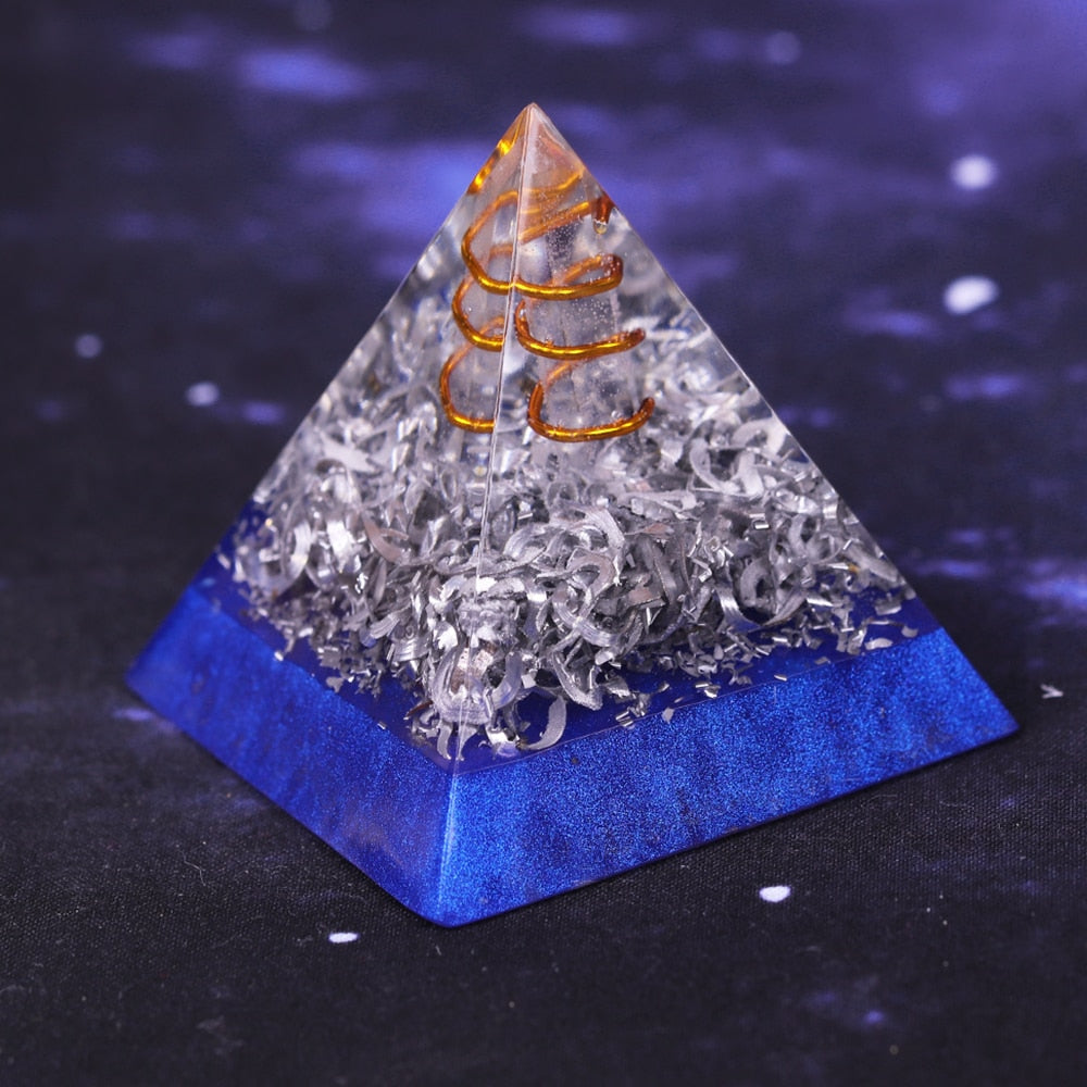 Energy Circle Healing Crystal Column Reiki Pyramid Chakras Natural Stone Orgone Orgonite Pyramids Fengshui Home Decor - Premium  from Vimost Shop - Just $24.38! Shop now at Concordia Style Boutique