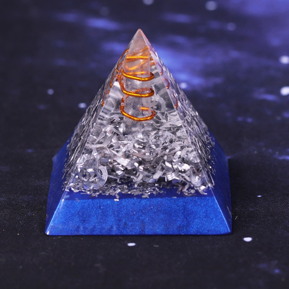 Energy Circle Healing Crystal Column Reiki Pyramid Chakras Natural Stone Orgone Orgonite Pyramids Fengshui Home Decor - Premium  from Vimost Shop - Just $24.38! Shop now at Concordia Style Boutique