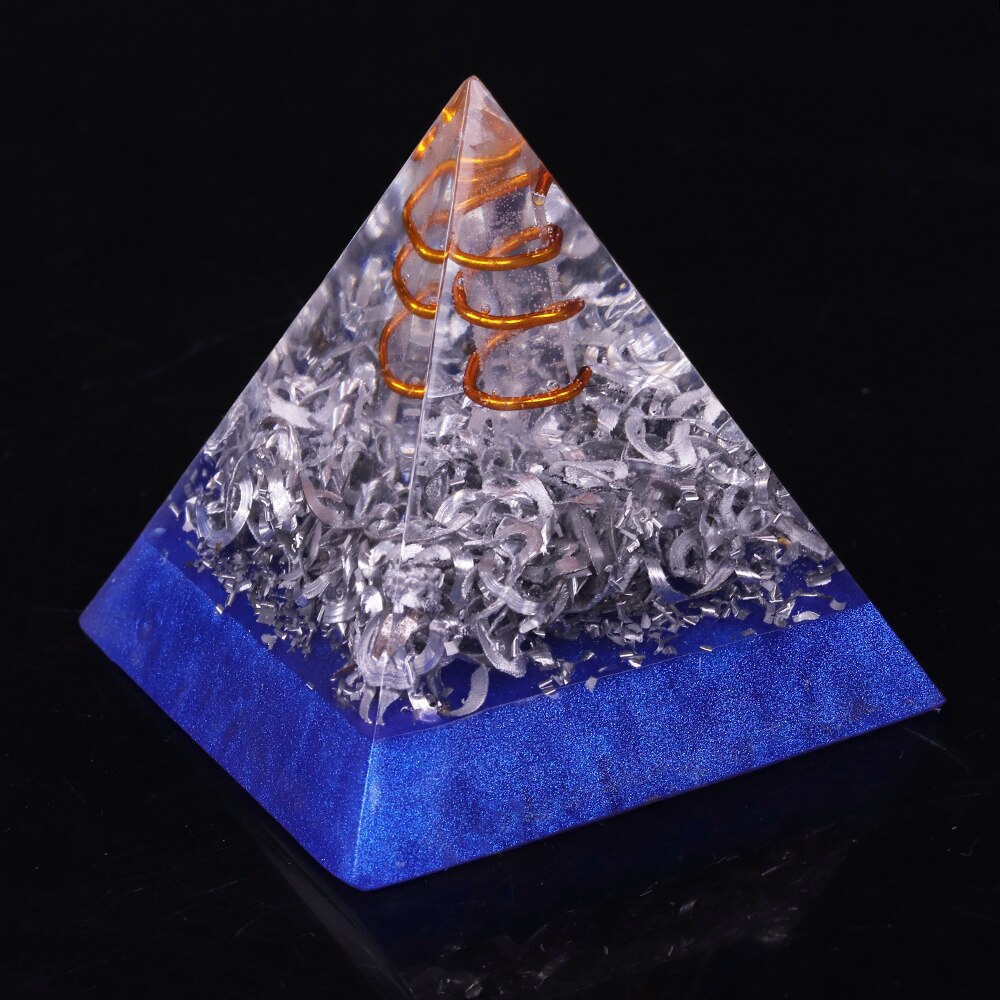 Energy Circle Healing Crystal Column Reiki Pyramid Chakras Natural Stone Orgone Orgonite Pyramids Fengshui Home Decor - Premium  from Vimost Shop - Just $24.38! Shop now at Concordia Style Boutique