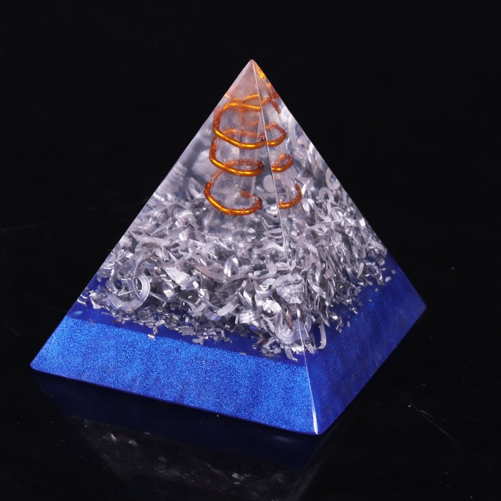 Energy Circle Healing Crystal Column Reiki Pyramid Chakras Natural Stone Orgone Orgonite Pyramids Fengshui Home Decor - Premium  from Vimost Shop - Just $24.38! Shop now at Concordia Style Boutique