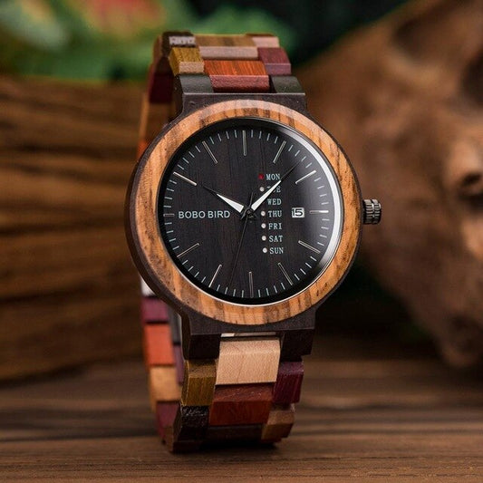 Men Wooden Watches For Women Quartz Wristwatch Wooden Band Clock's USA Warehouse Dropshipping 24 Hours  Fast Shipped