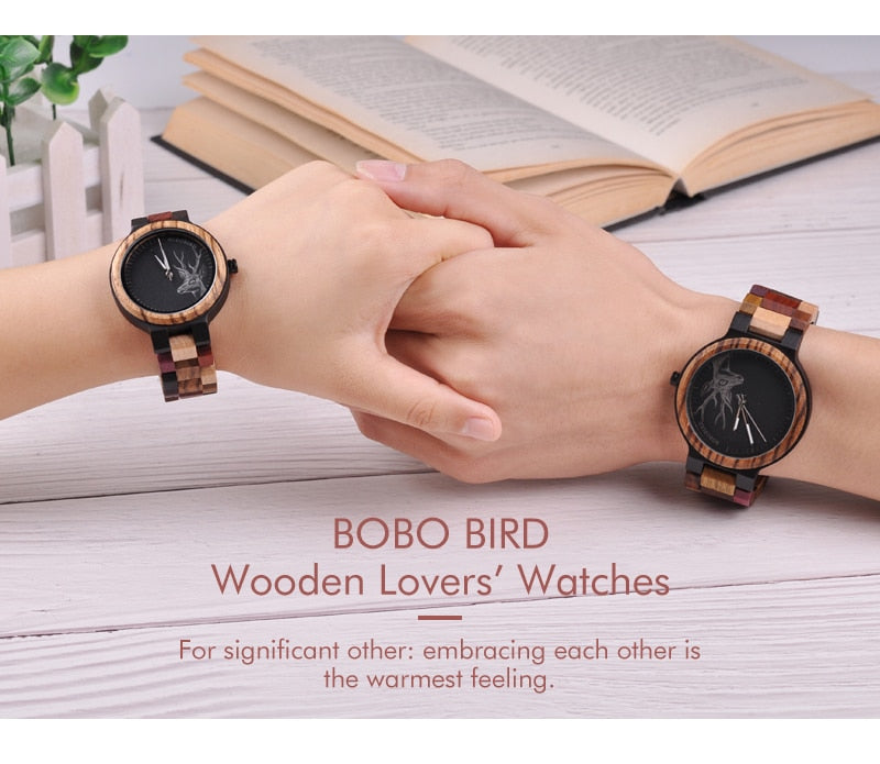 Men Wooden Watches For Women Quartz Wristwatch Wooden Band Clock's USA Warehouse Dropshipping 24 Hours  Fast Shipped