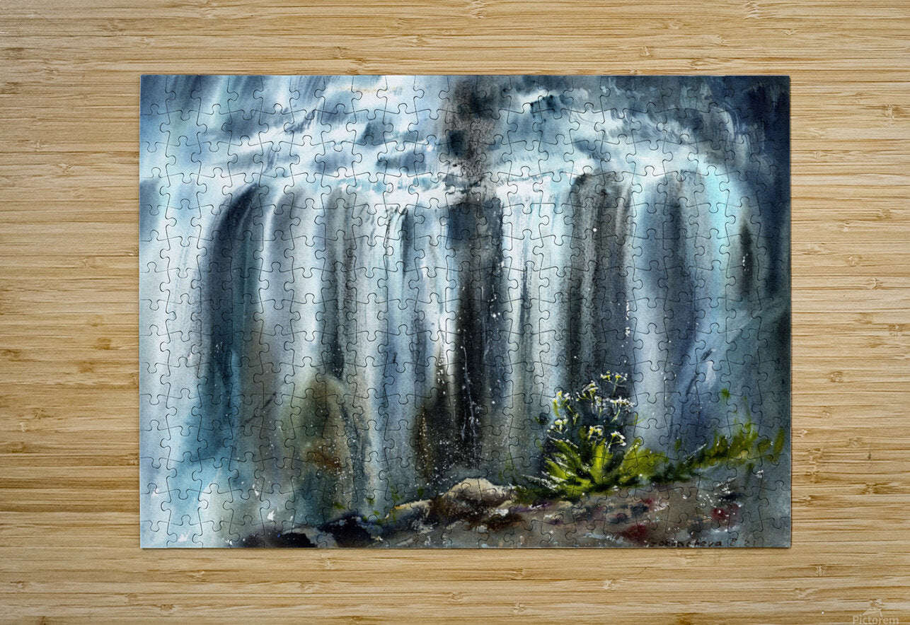 Tropical waterfall - Premium artwork from Concordia Style Boutique - Just $68! Shop now at Concordia Style Boutique