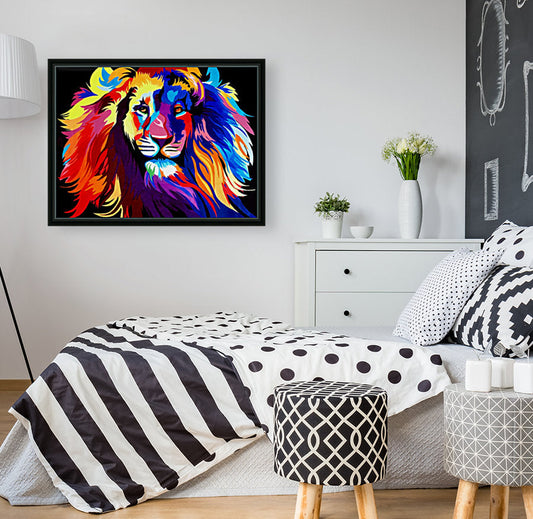 Lion Rainbow - Premium artwork from Concordia Style Boutique - Just $72! Shop now at Concordia Style Boutique