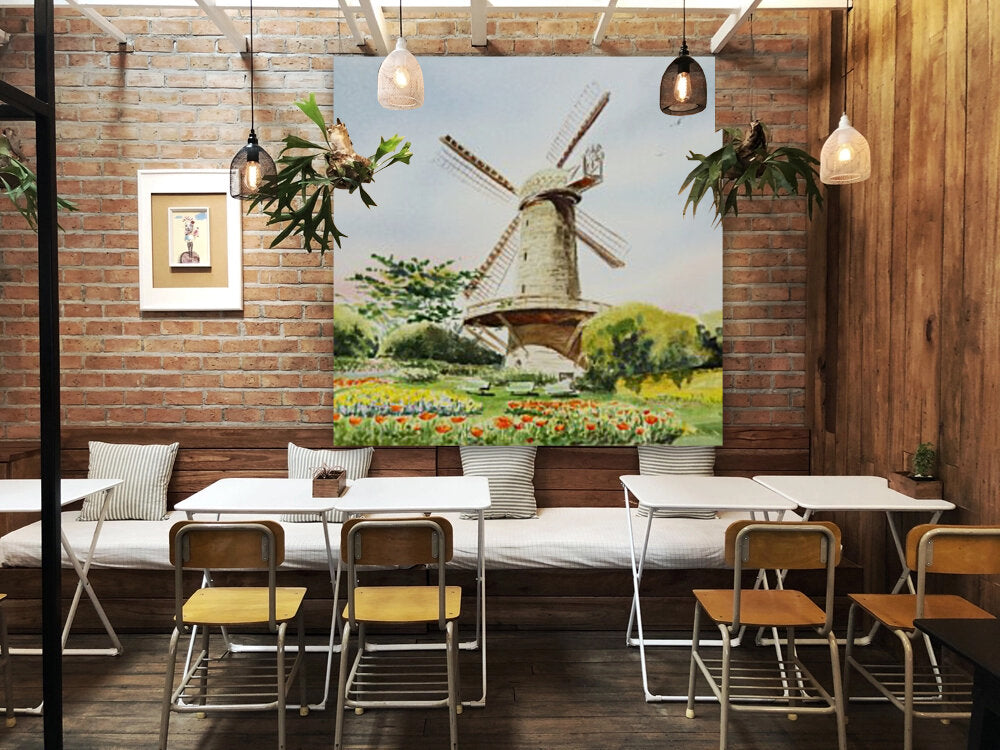 Dutch Windmill in San Francisco - Premium artwork from Concordia Style - Just $58! Shop now at Concordia Style Boutique