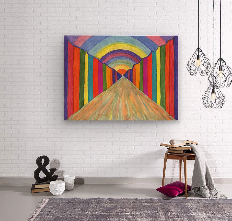 Colorful abstract painting. Perspective - Premium artwork from Concordia Style Boutique - Just $64! Shop now at Concordia Style Boutique