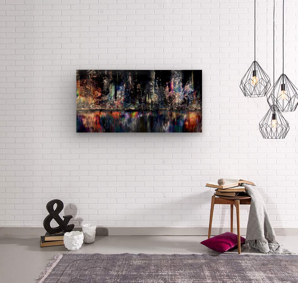 Boston Harbor Night Vibe - Abstract Art by Jason Cianelli - Premium artwork from Concordia Style Boutique - Just $59! Shop now at Concordia Style Boutique