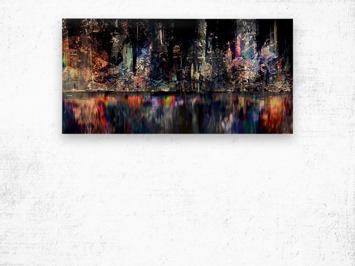 Boston Harbor Night Vibe - Abstract Art by Jason Cianelli - Premium artwork from Concordia Style Boutique - Just $59! Shop now at Concordia Style Boutique